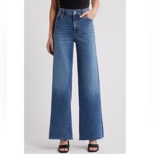 NEW Frame Le Slim Palazzo Jeans in Canals Raw After Size 30